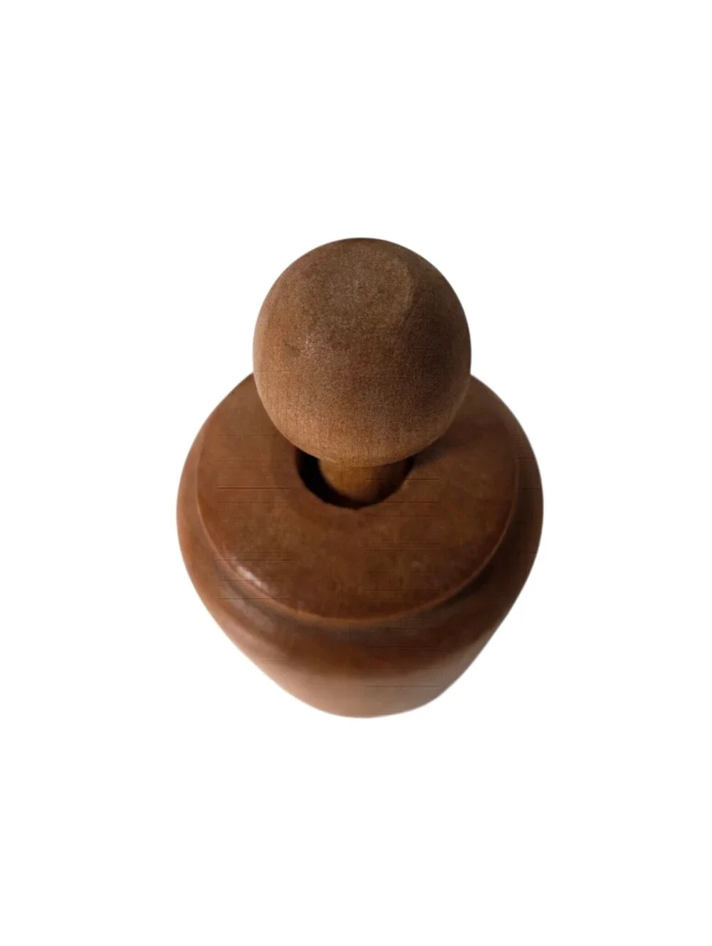 Vintage Butter Stamp Press Decorative Wooden Mold Agricultural Design Imprint